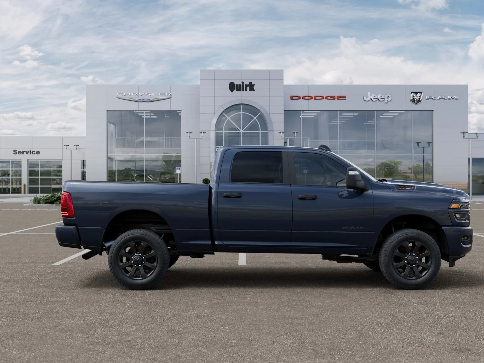 New 2026 Forged Blue Metallic Exterior Paint RAM Big Horn image 47