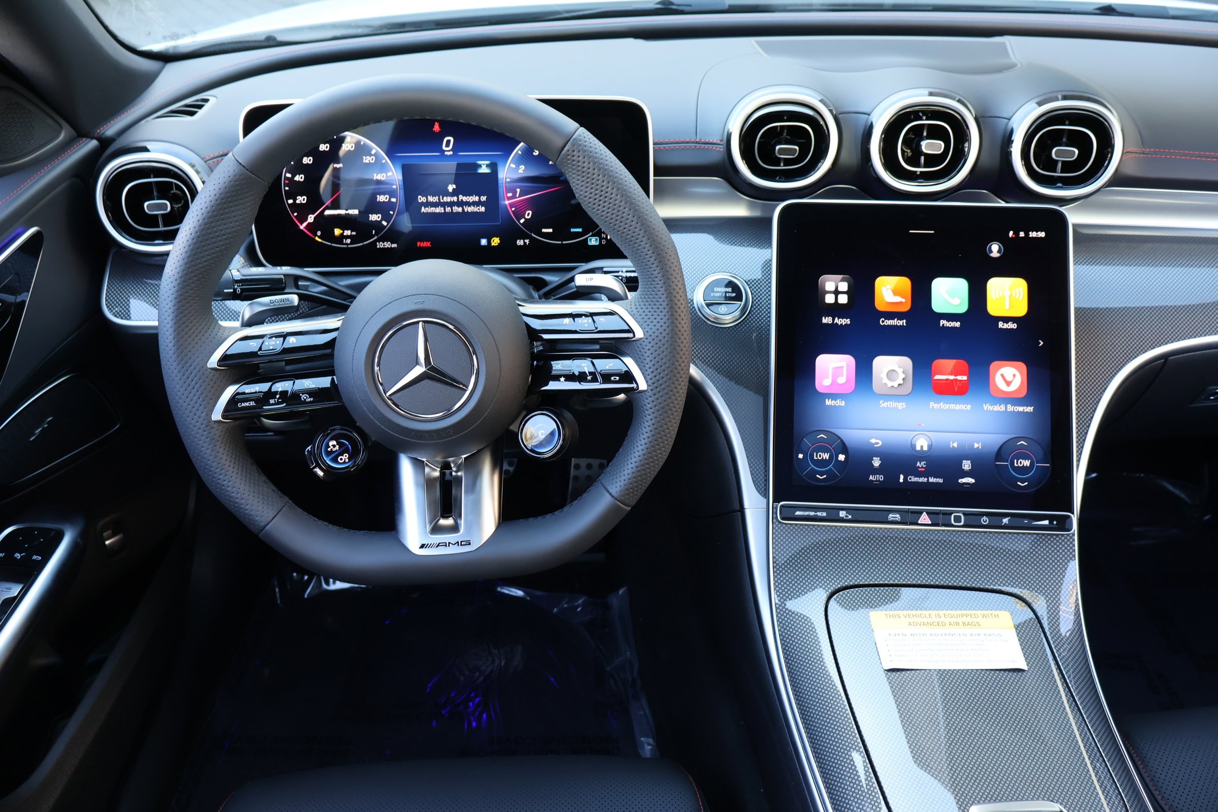 New 2026 MANUFAKTUR Moonlight White Metallic Mercedes-Benz AMG® C 43 image 19