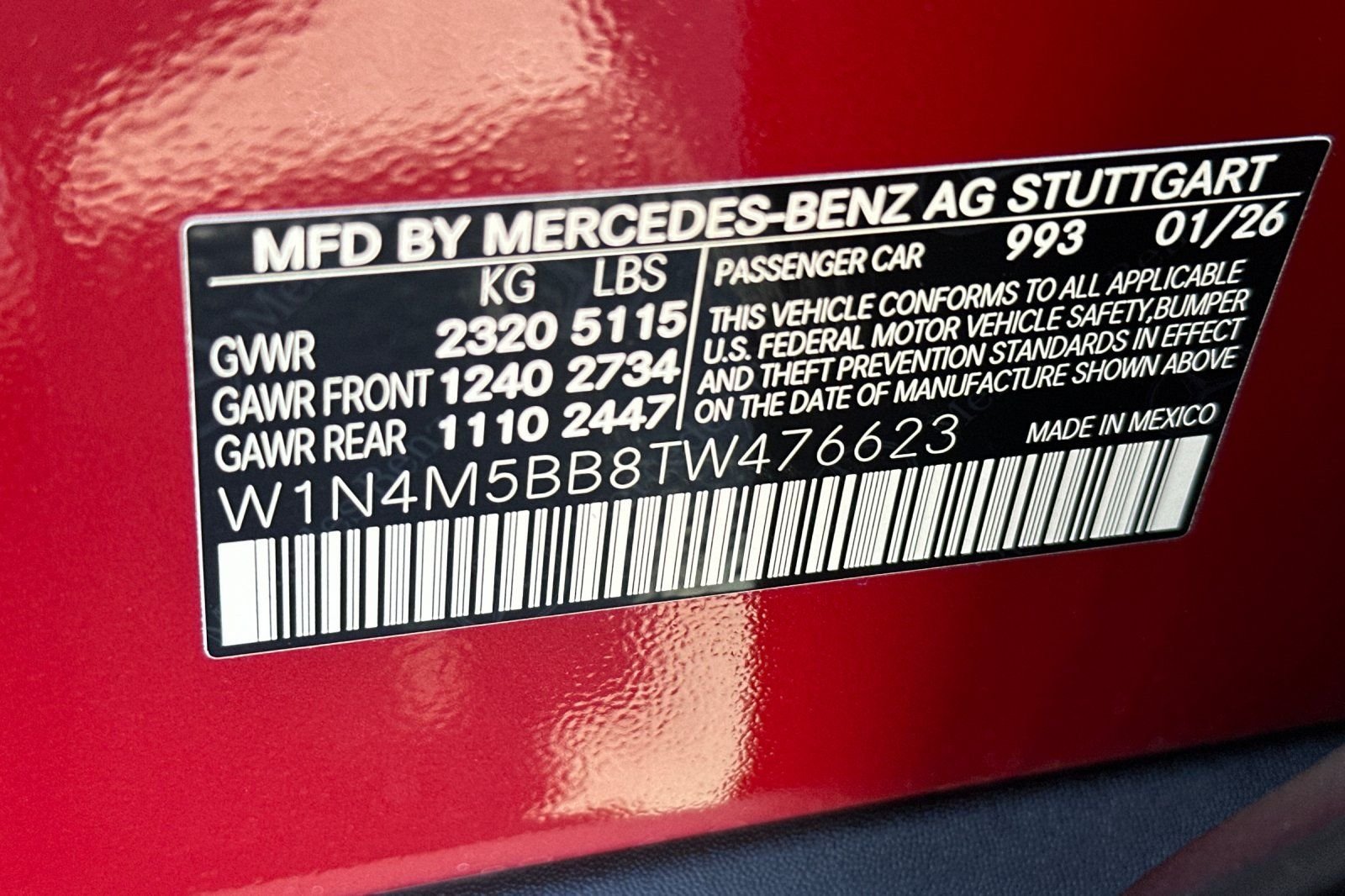 New 2026 Red Mercedes-Benz GLB 35 AMG® image 27