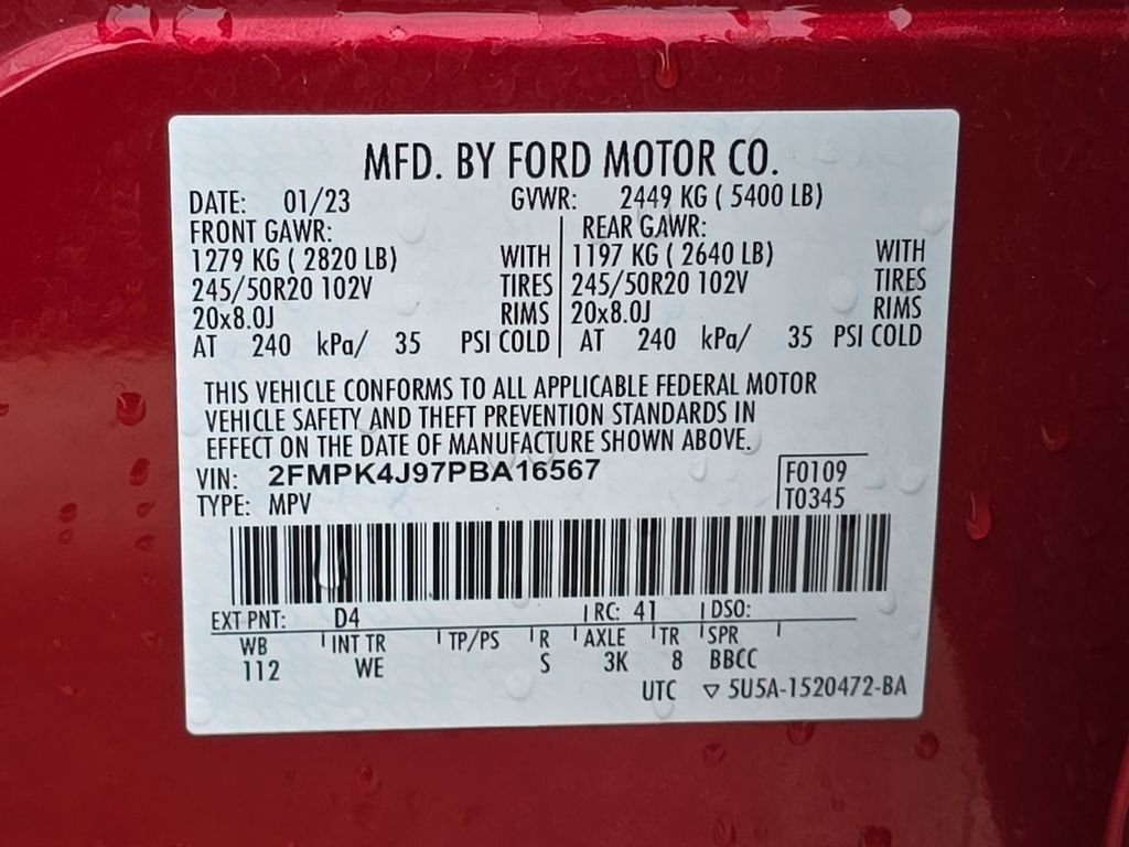 Used 2023 Red Ford ST Line image 35