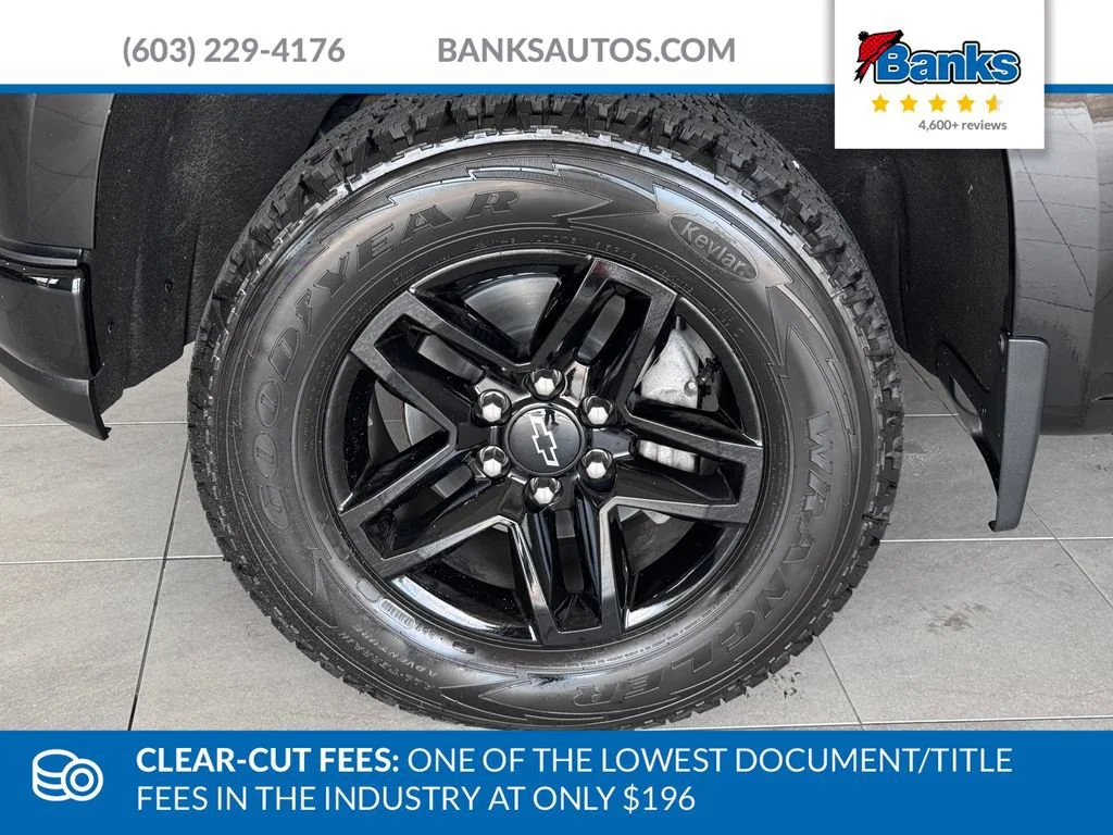 Certified Used 2021 BLACK Chevrolet LT Trail Boss image 4
