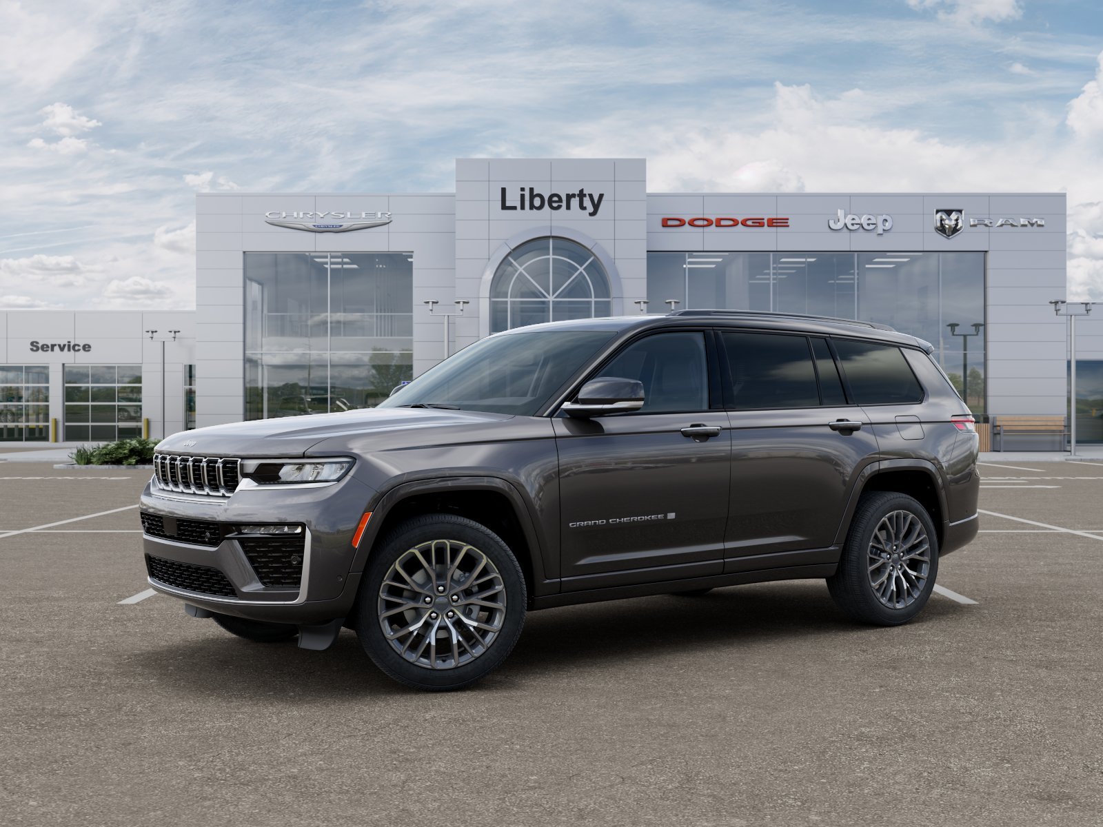 New 2026 Baltic Gray Metallic Clear-Coat Exterior Paint Jeep Summit image 3