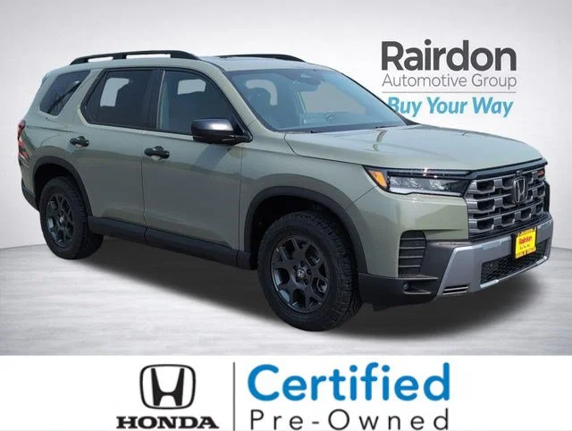 Certified Used 2026 Ash Green Metallic Honda TrailSport image 1