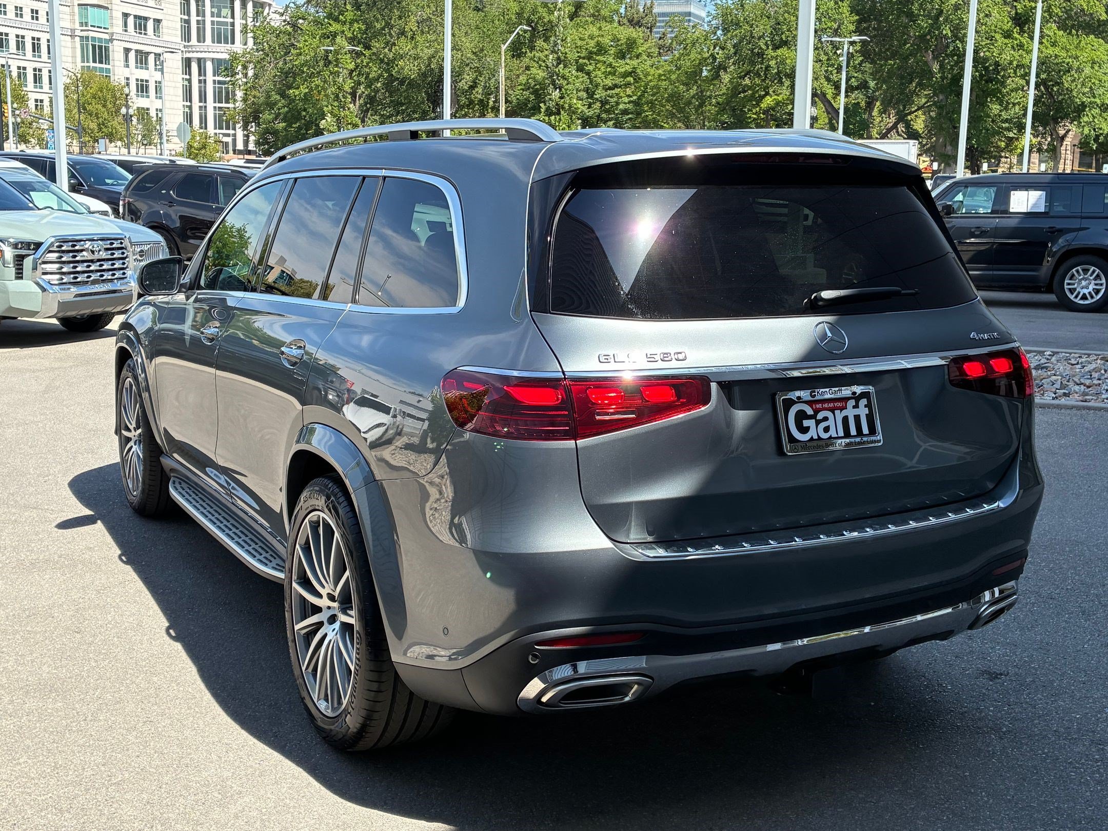 New 2026 Selenite Grey Metallic Mercedes-Benz GLS 580 image 5