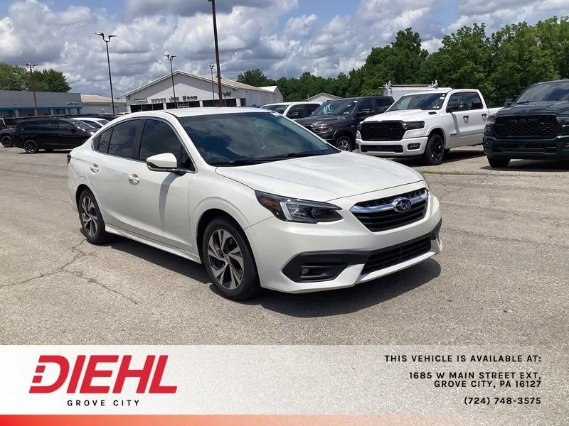 Used 2021 White Subaru Premium image 1