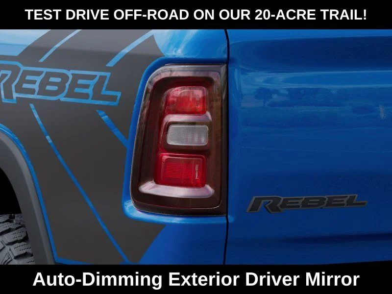 New 2026 Hydro Blue Pearl-Coat Exterior Paint RAM Rebel image 11