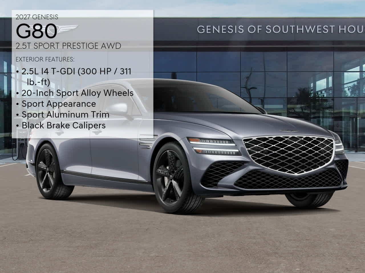 New 2027 Ceres Blue Genesis 2.5T Sport Prestige image 3