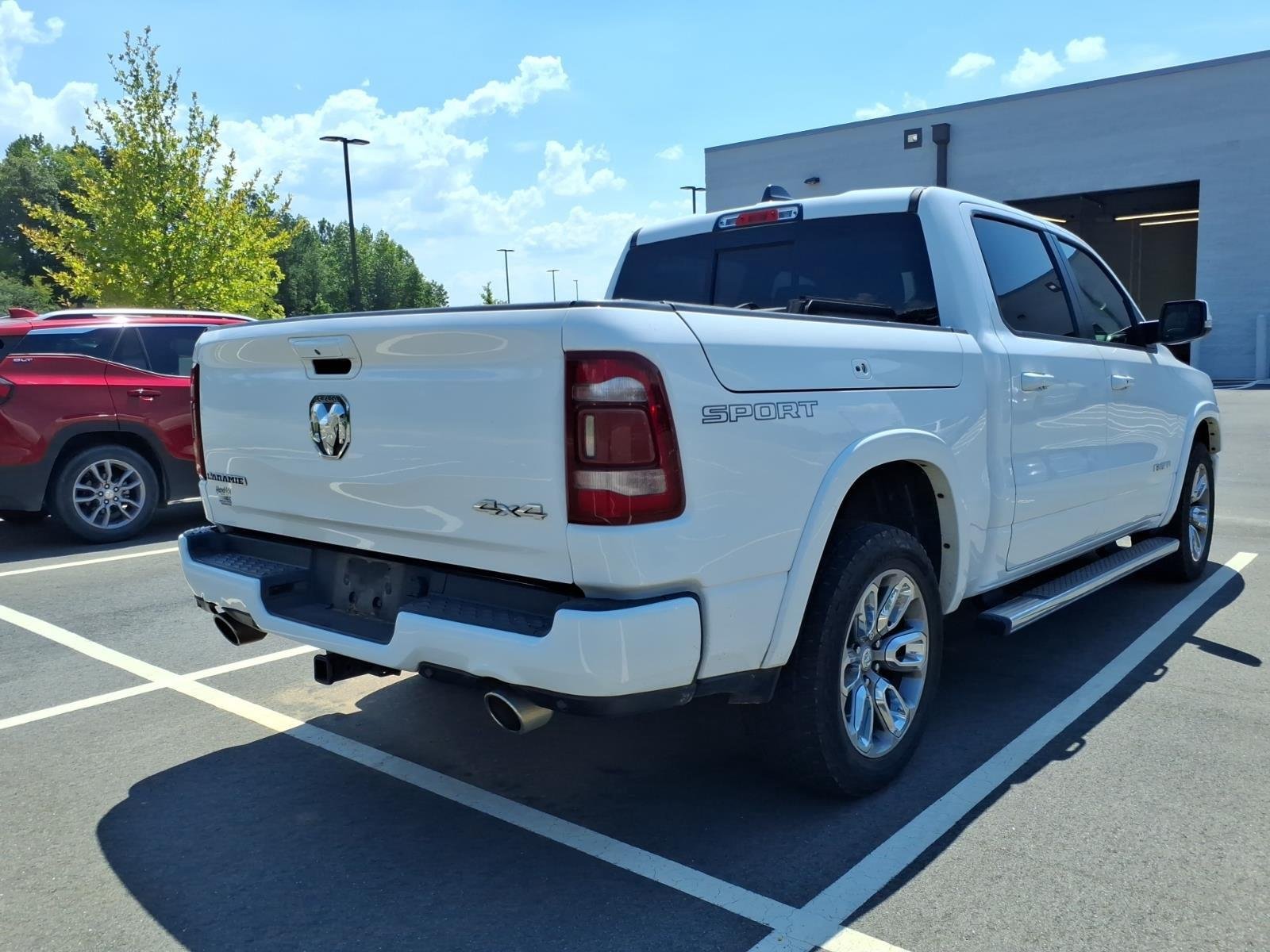 Used 2020 Bright White Clearcoat Ram Laramie image 12