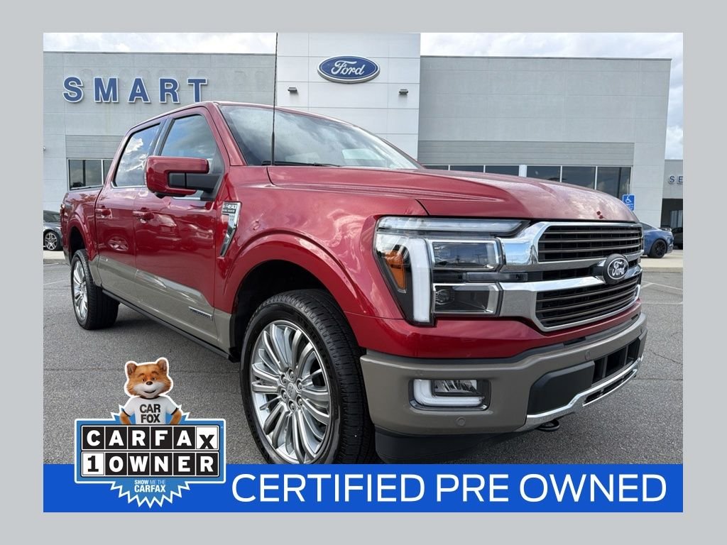 Certified Used 2025 Rapid Red Metallic Tinted Clearcoat Ford King Ranch image 1