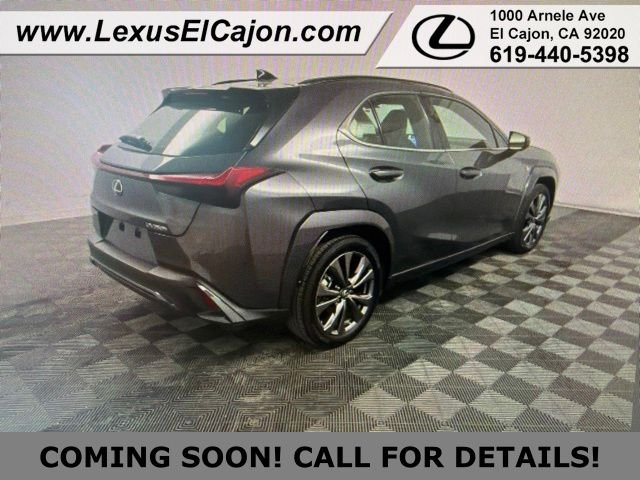 New 2024 Cloudburst Gray<sup>1</sup> with Obsidian roof Lexus UX 250h F SPORT HANDLING image 2
