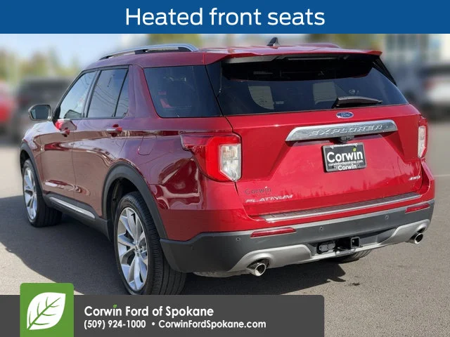Certified Used 2022 Rapid Red Metallic Tinted Clearcoat Ford Platinum image 18