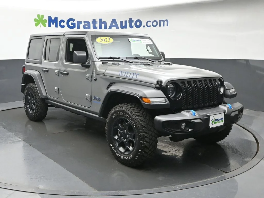 Used 2023 Gray Jeep Willys 4xe image 2
