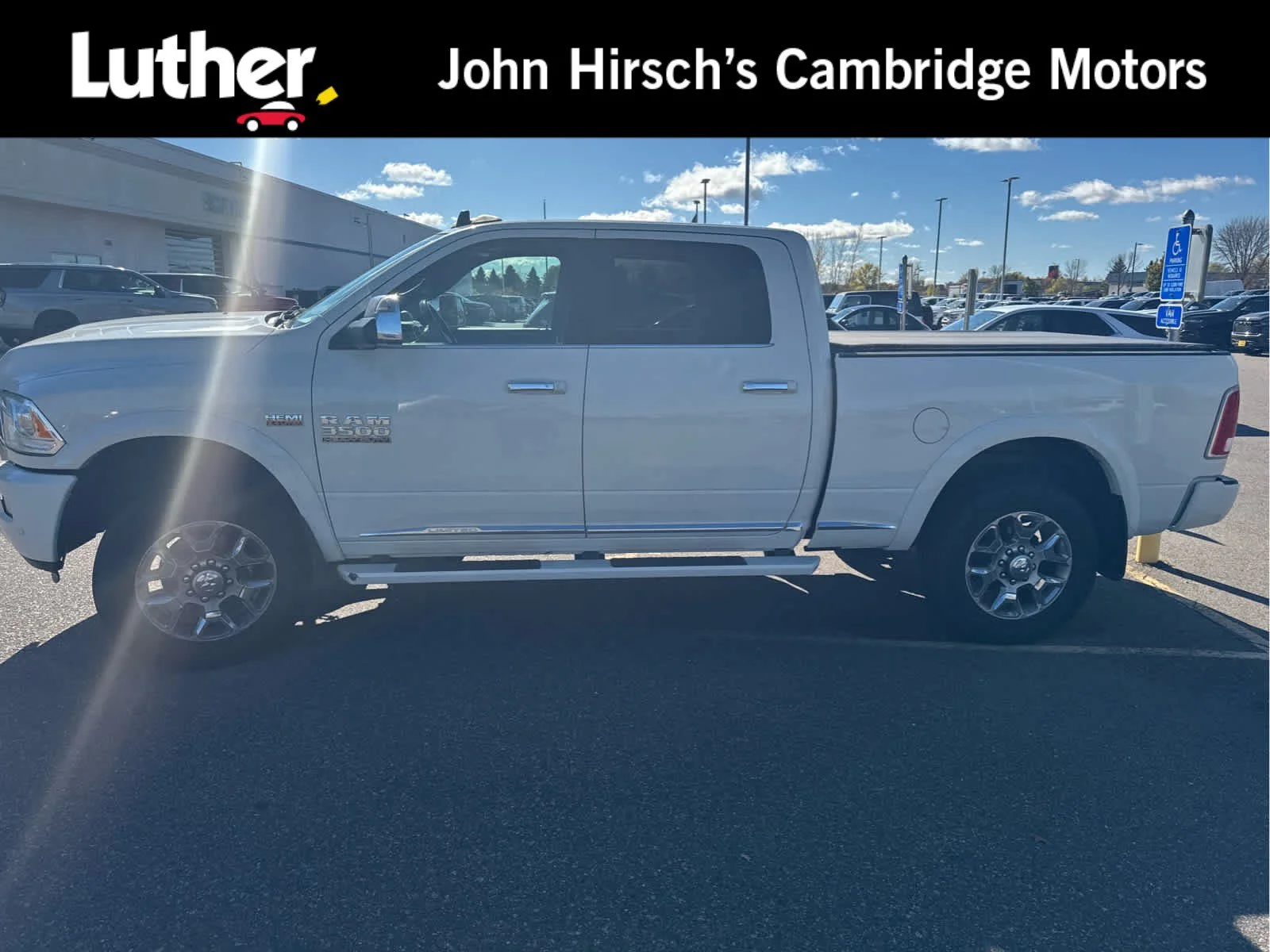 Used 2018 Pearl White Ram Limited image 1