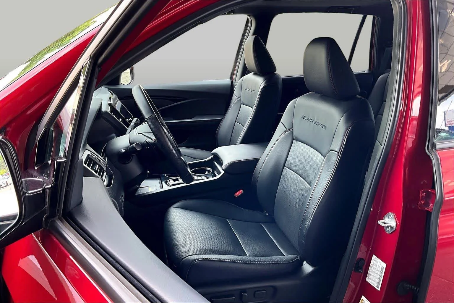 Used 2024 Radiant Red Metallic II Honda Black Edition image 9