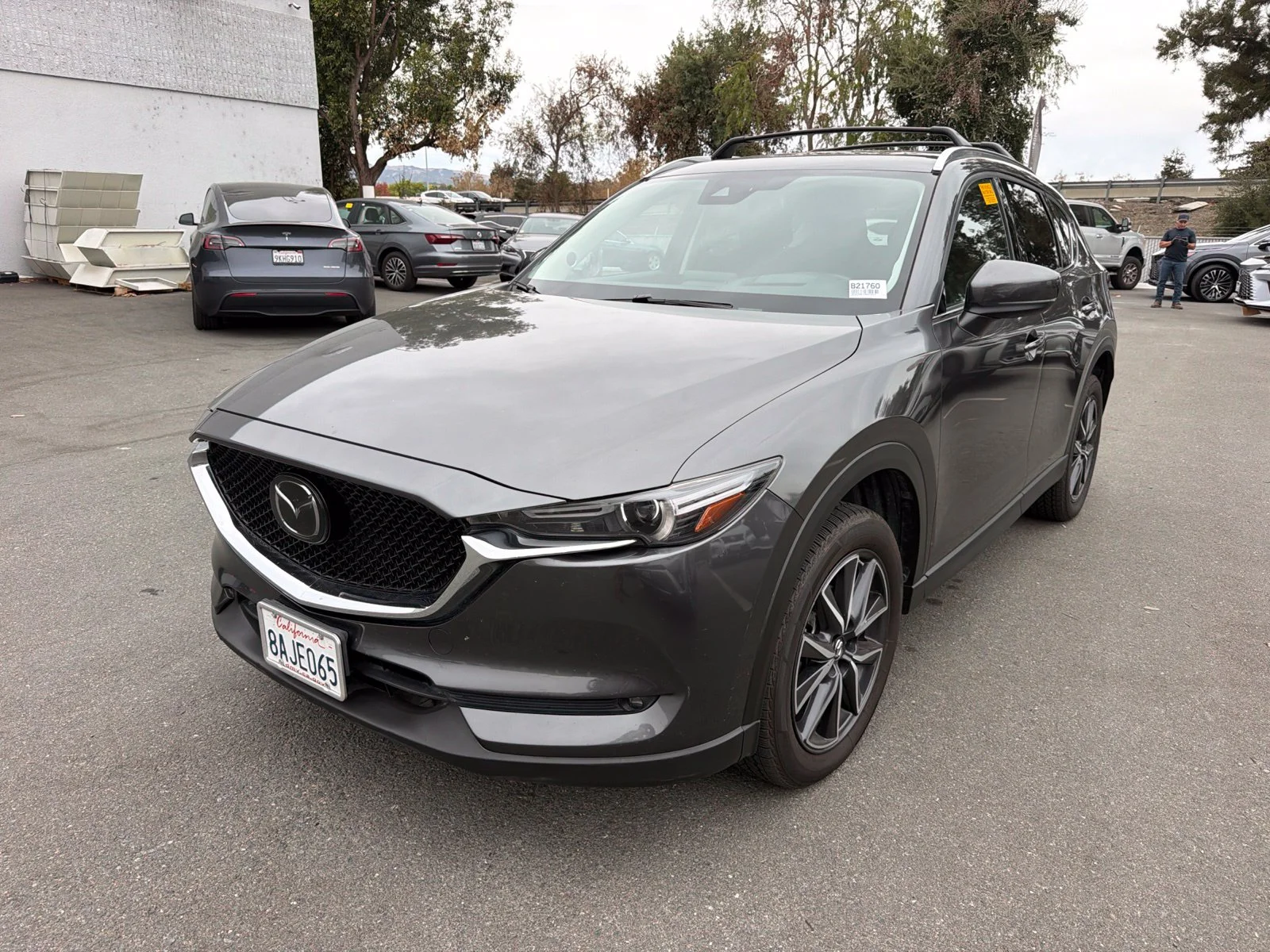 Used 2017 Machine Gray Mazda Grand Touring image 3