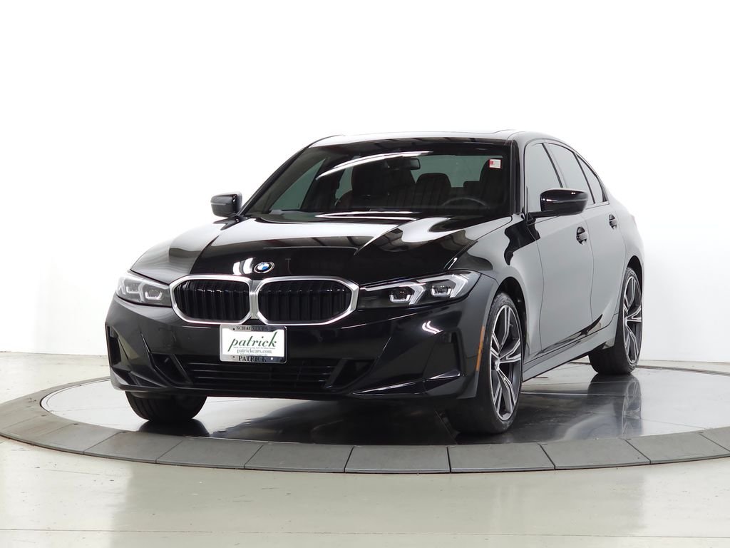 Used 2023 Black Sapphire Metallic BMW 330i xDrive image 3