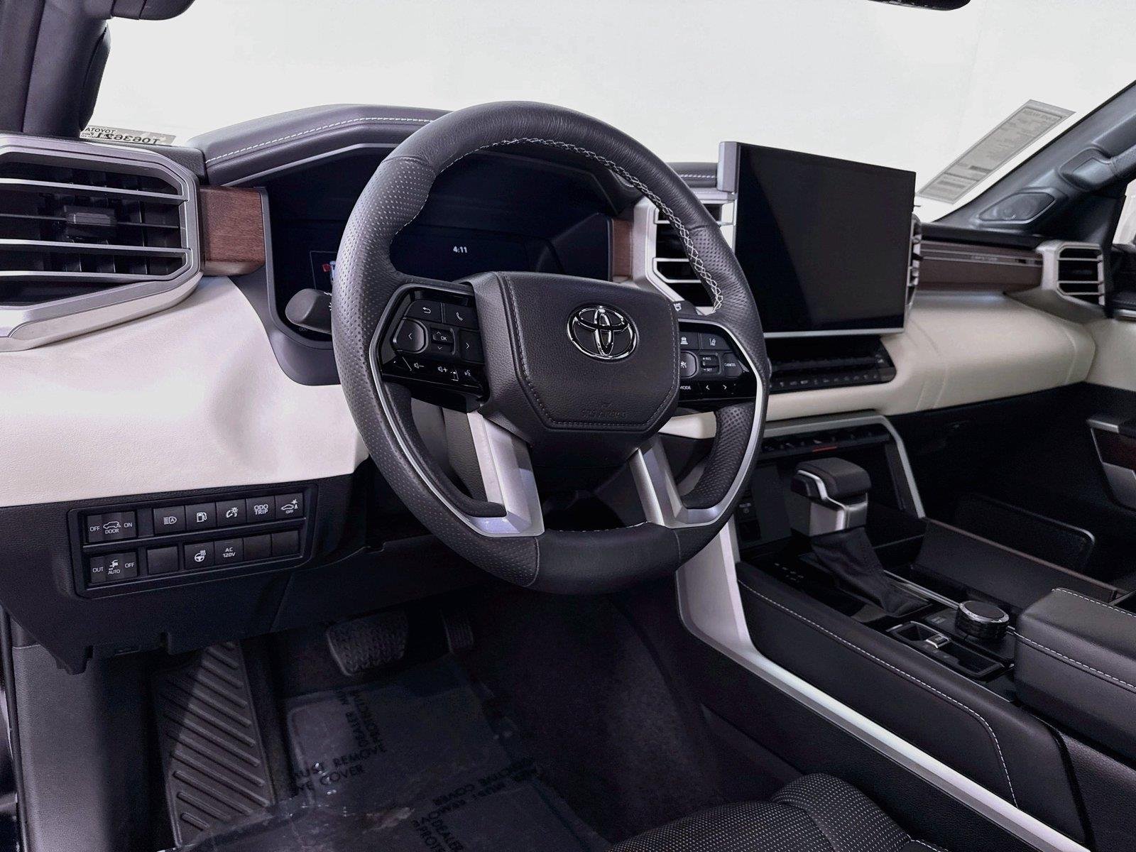 Used 2025 Midnight Black Metallic Toyota Capstone image 4