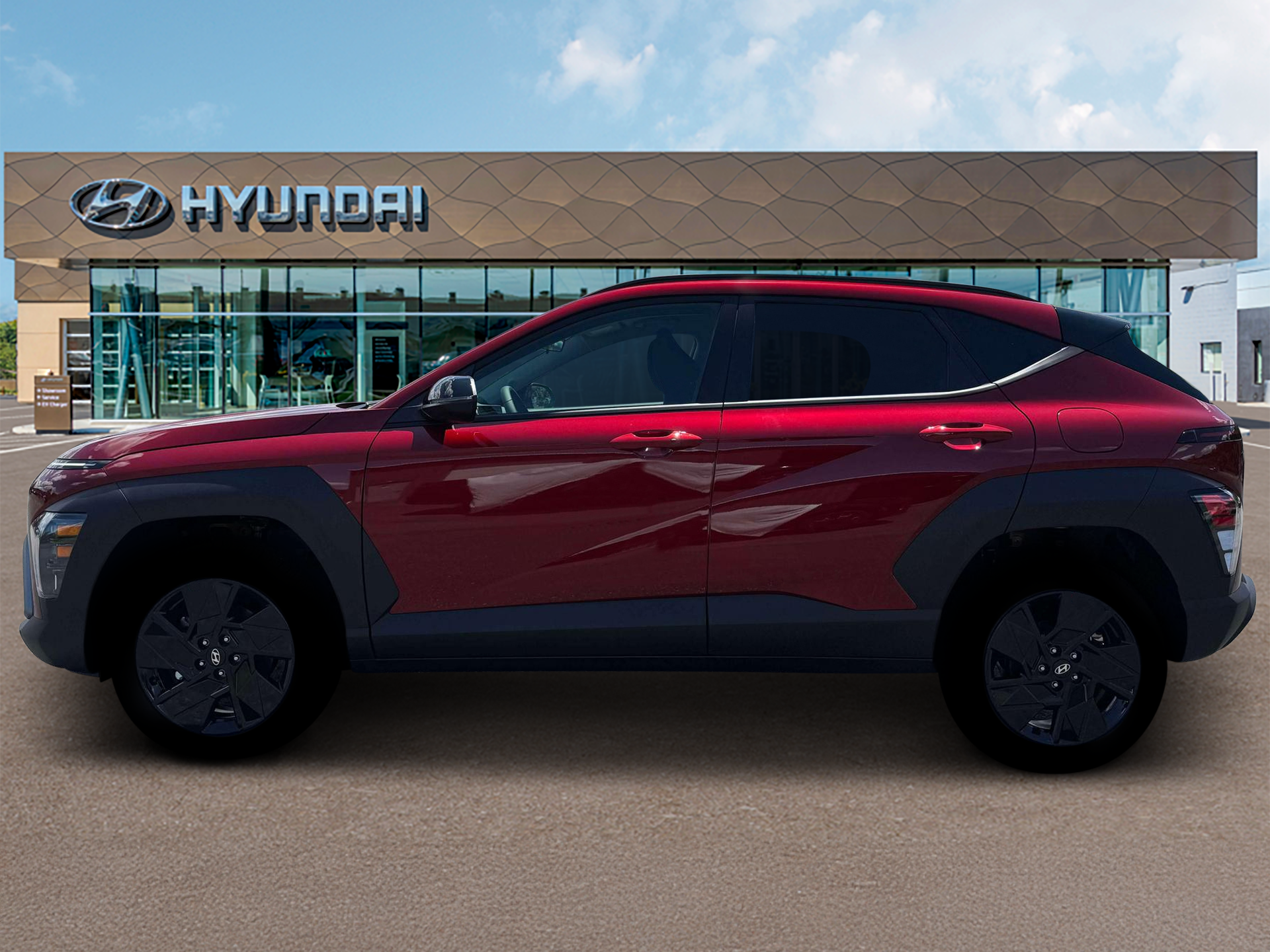 New 2026 Red Hyundai SEL Sport FWD image 3