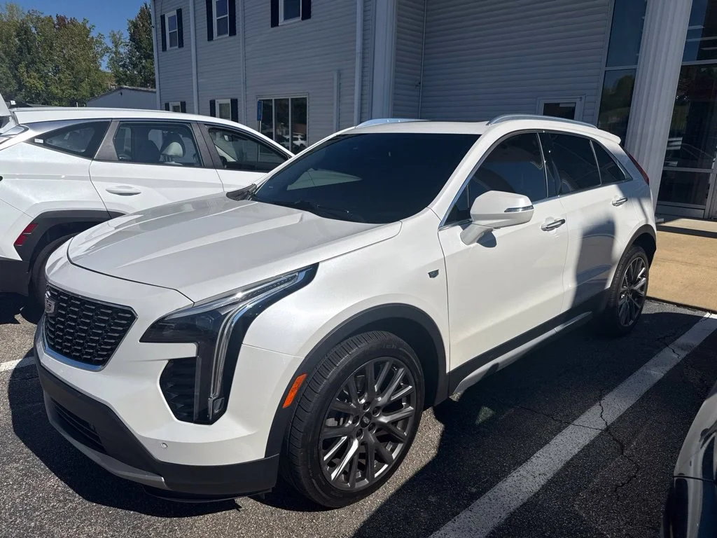 Used 2021 White Cadillac Premium Luxury image 1