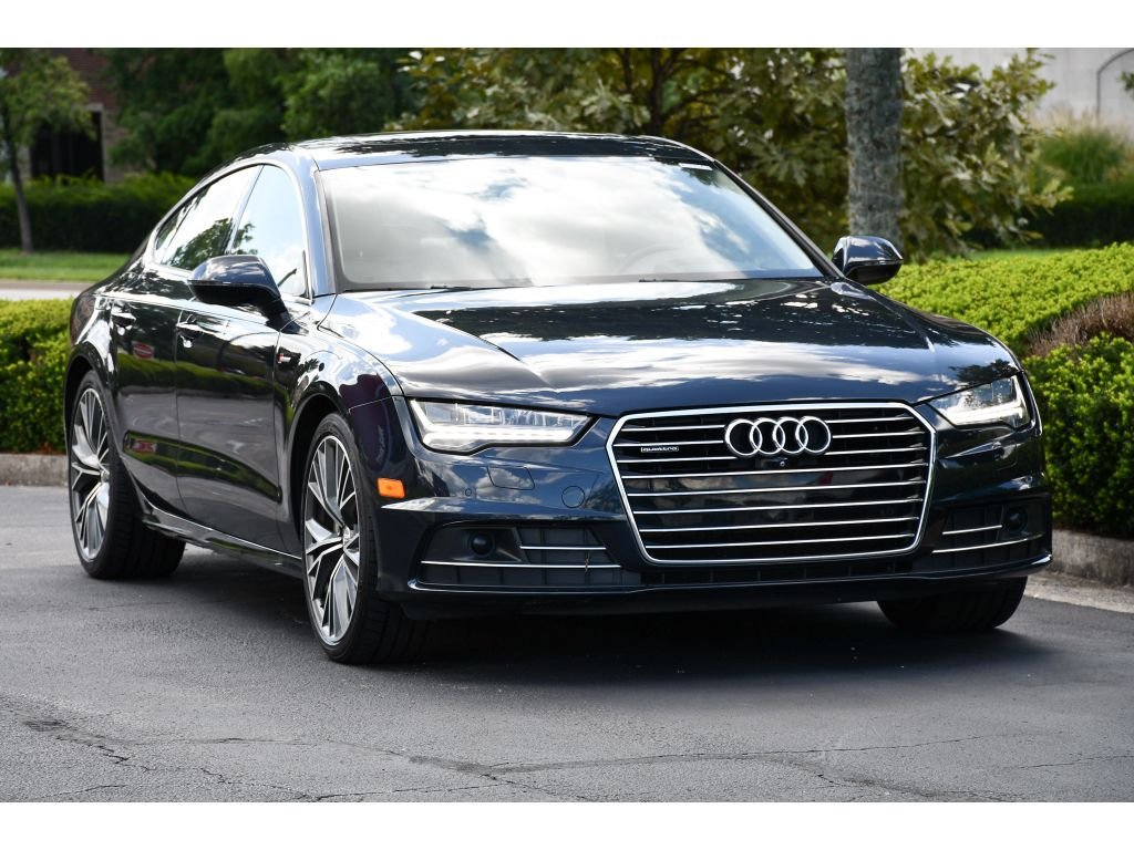 Used 2017 Moonlight Blue Metallic Audi Prestige image 2