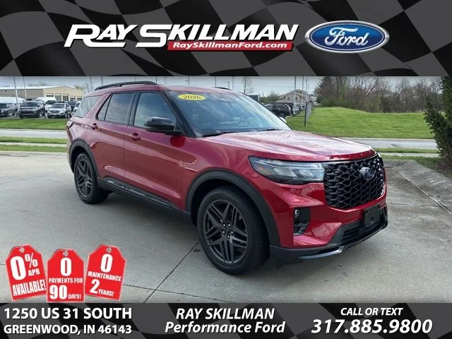 New 2026 Rapid Red Metallic Tinted Clearcoat Ford ST image 1