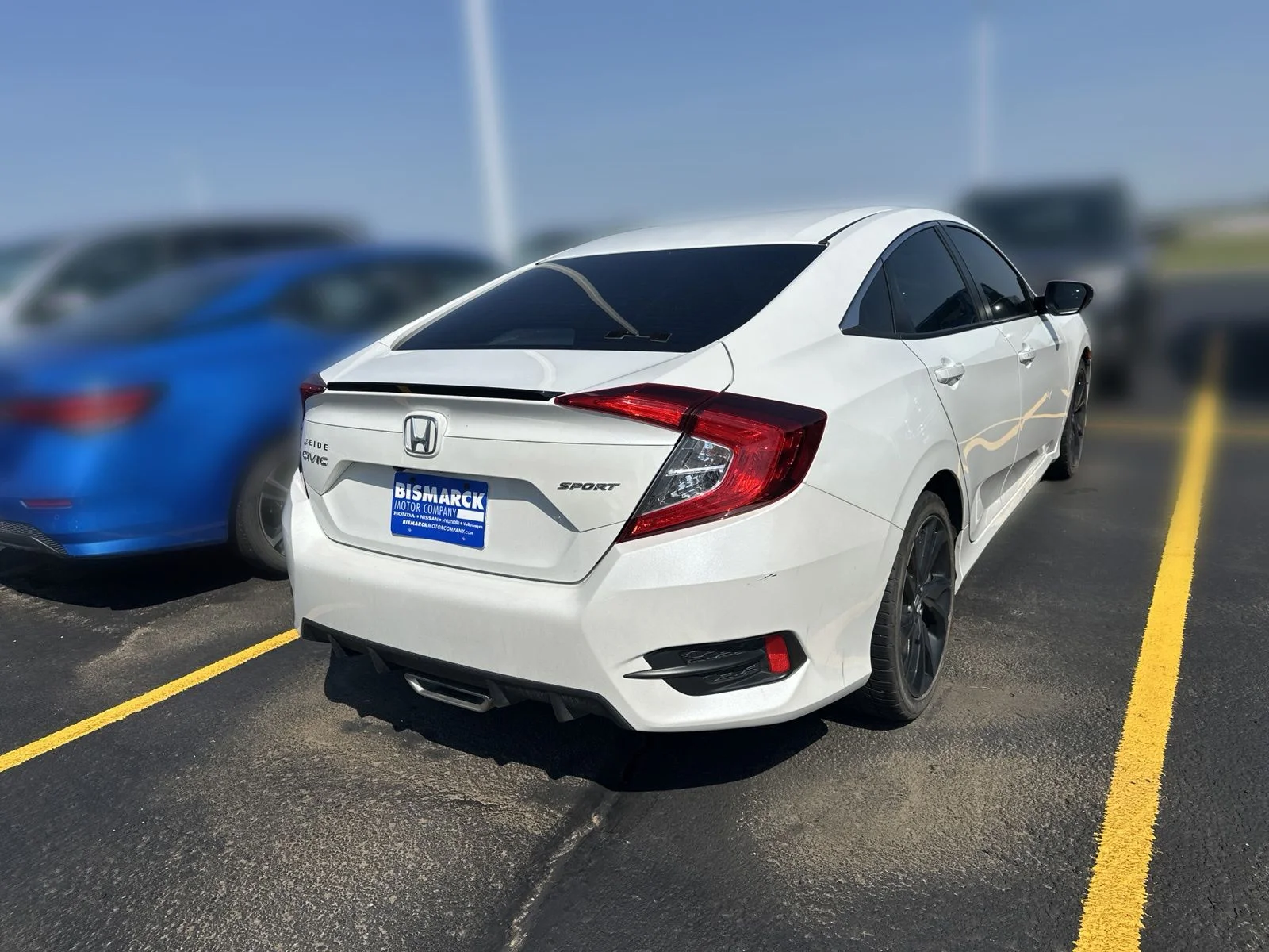 Used 2020 White Honda Sport image 3