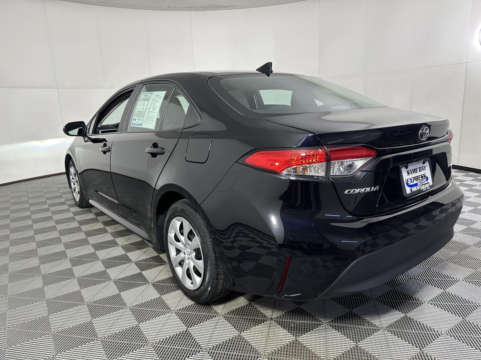 Certified Used 2024 Midnight Black Metallic Toyota LE image 24