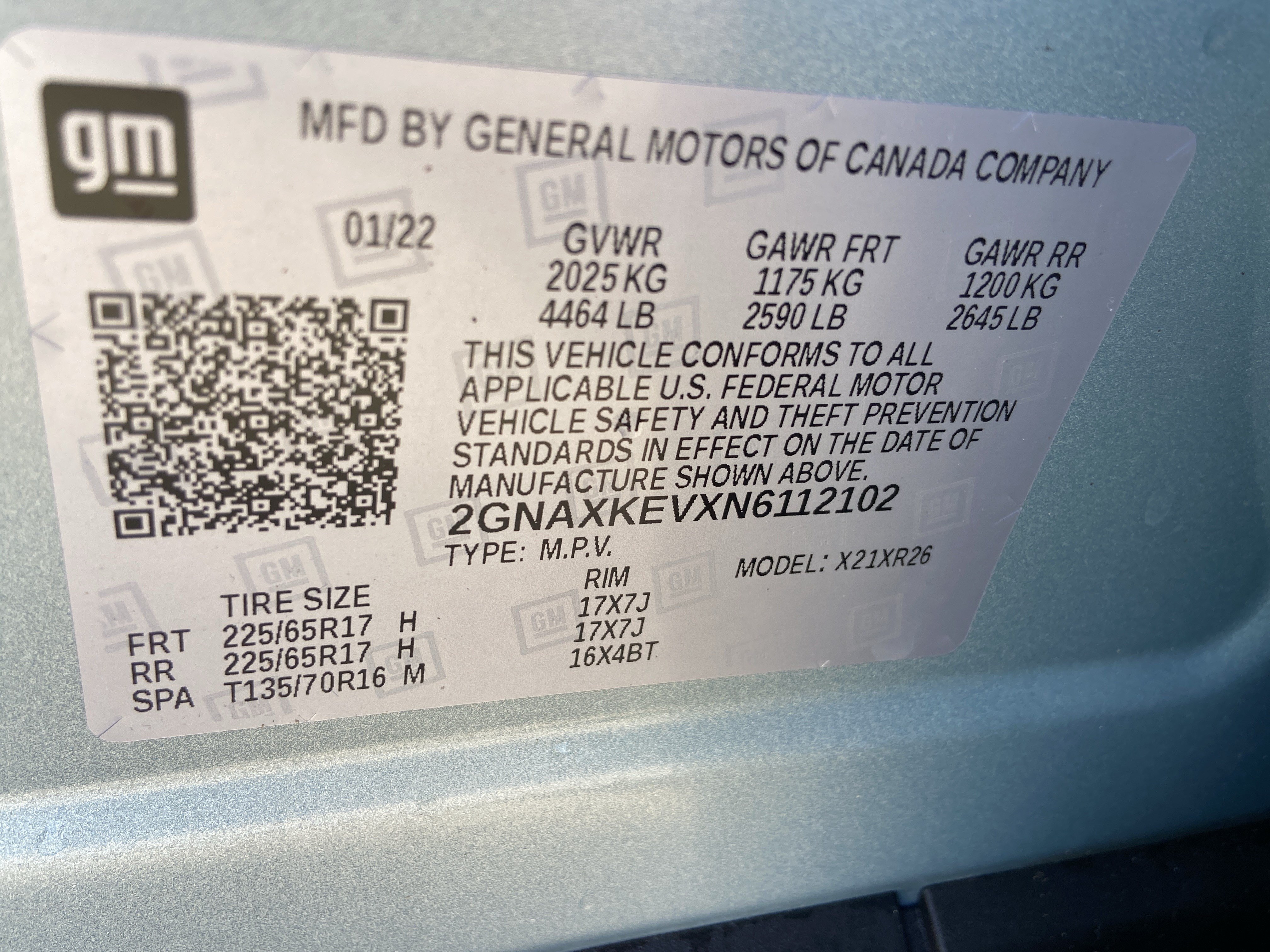 Used 2022 Seaglass Blue Metallic Chevrolet LT image 33