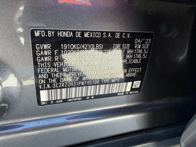 Used 2023 Gray Honda LX image 32