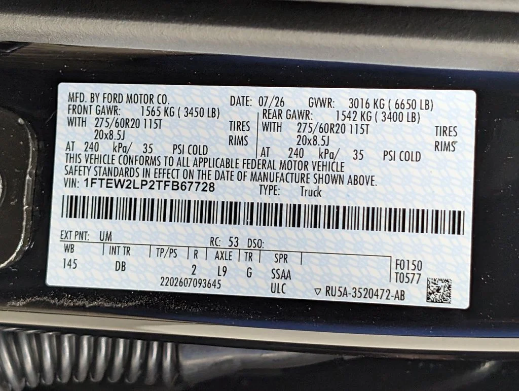 New 2026 Agate Black Metallic Ford STX® image 24