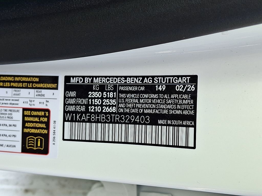 New 2026 Polar White Mercedes-Benz C 43 AMG® image 23