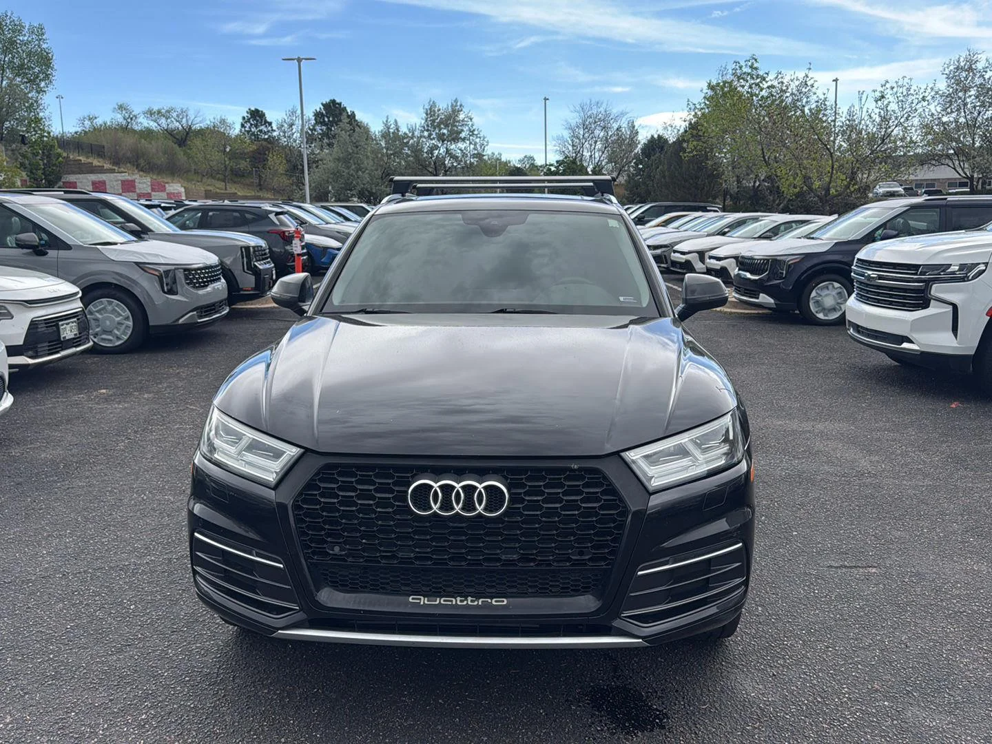 Used 2018 Brilliant Black Audi Premium Plus image 2