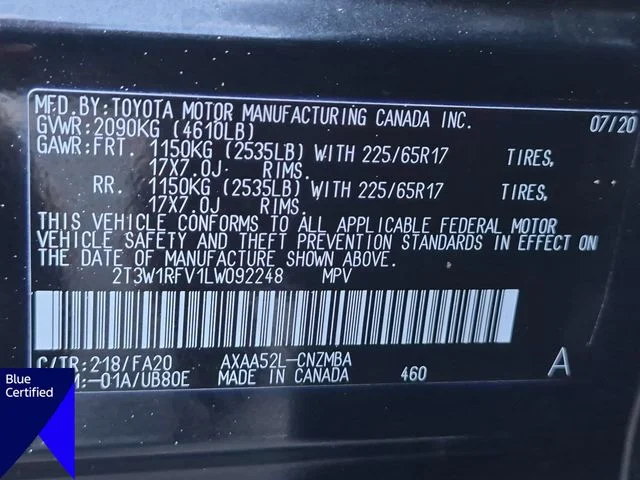 Used 2020 Black Toyota XLE image 37