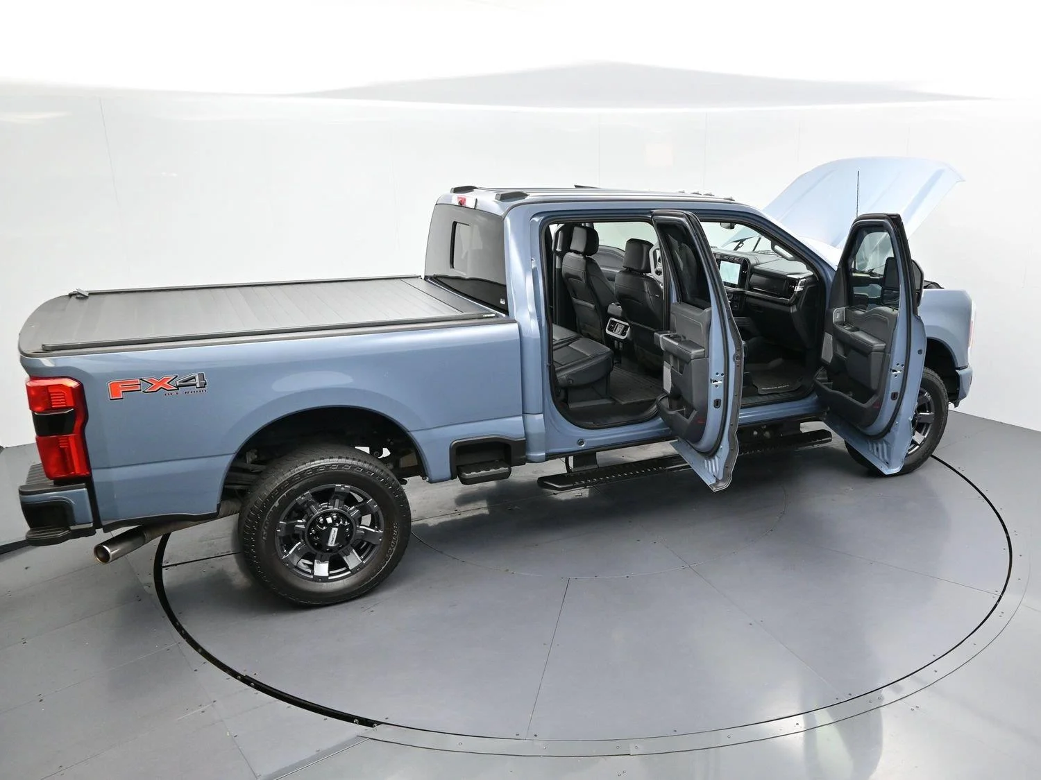 Used 2023 Azure Gray Metallic Tri-Coat Ford Lariat image 43
