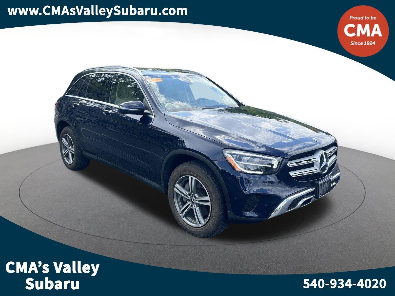 Used 2021 Lunar Blue Metallic Mercedes-Benz GLC 300 image 1