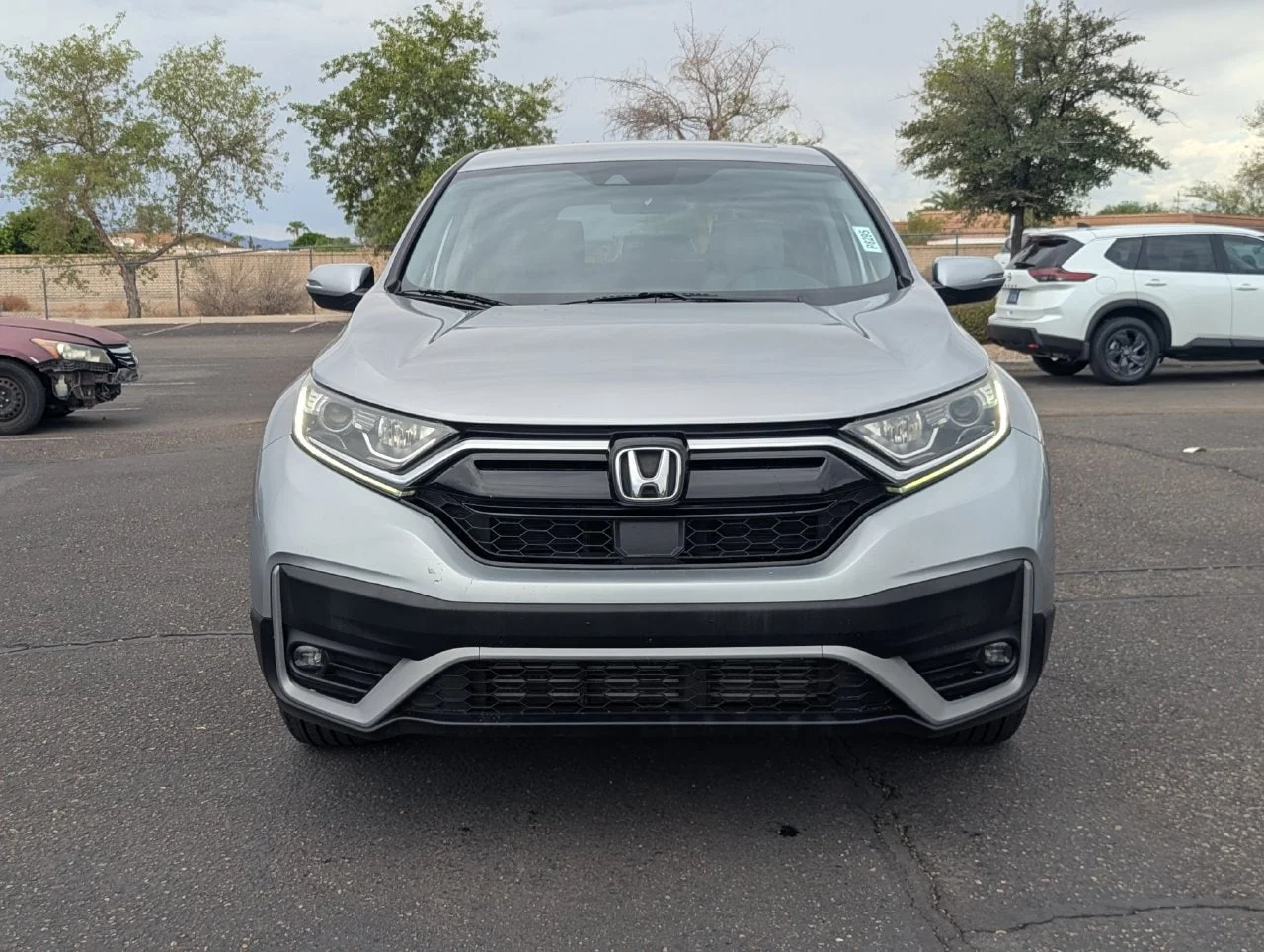 Used 2021 Lunar Silver Metallic Honda EX image 8
