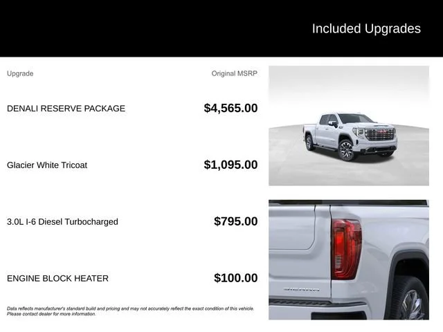 New 2026 Glacier White Tricoat GMC Denali image 5