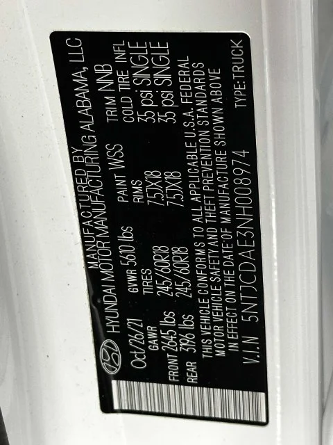 Used 2022 Ice White Hyundai SEL image 33