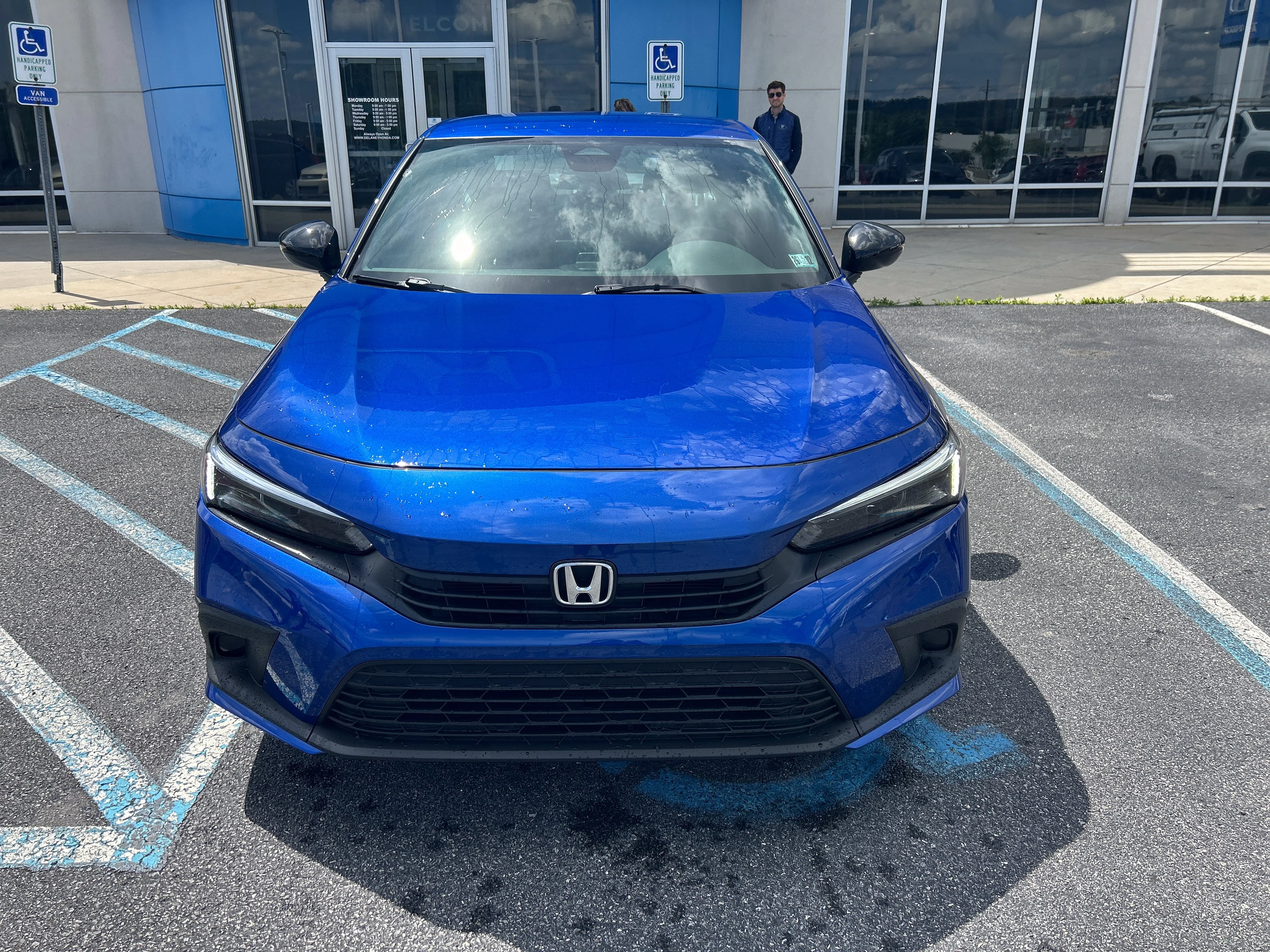 Certified Used 2024 Aegean Blue Metallic Honda 2.0L 4D SPORT image 12