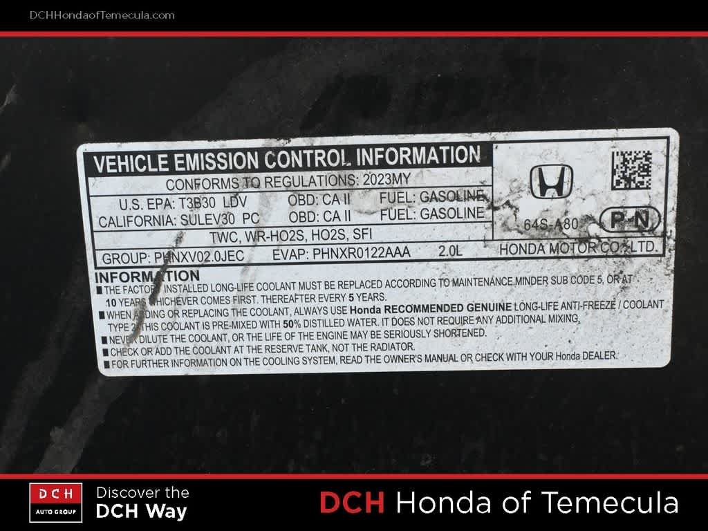 Used 2023 Crystal Black Pearl Honda LX image 9