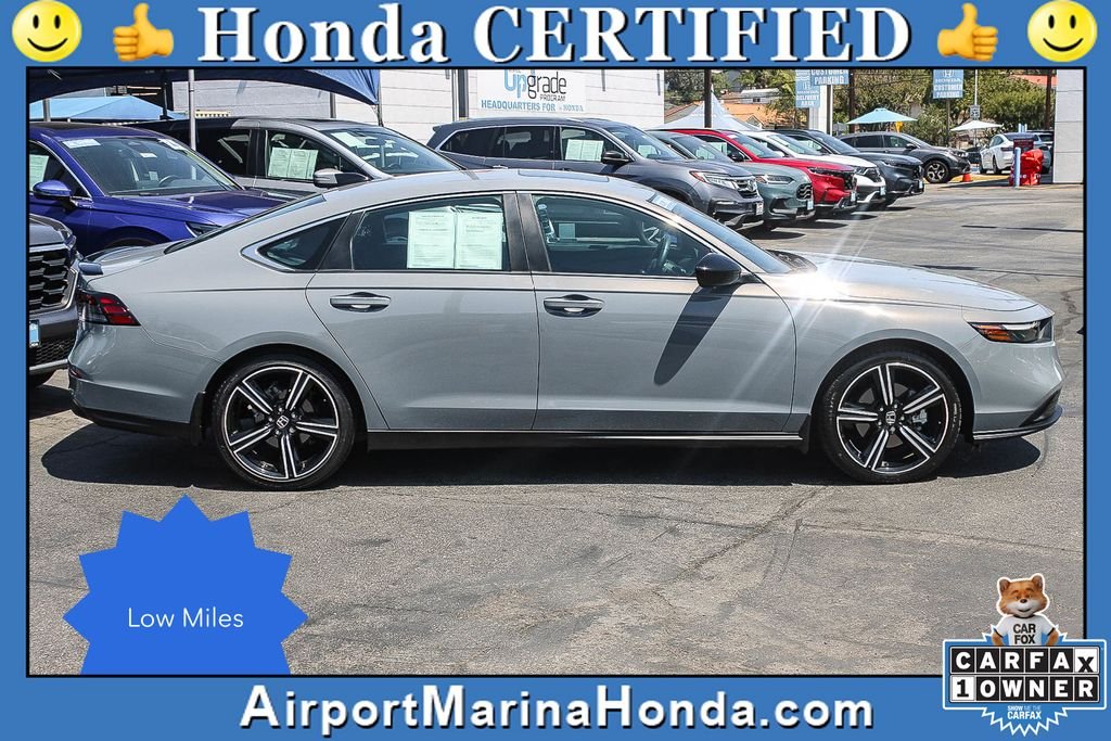Certified Used 2023 Urban Gray Pearl Honda HYBRID SPORT BD image 18