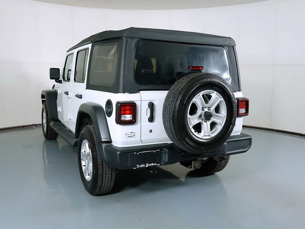 Certified Used 2020 White Jeep Unlimited Sport S image 7