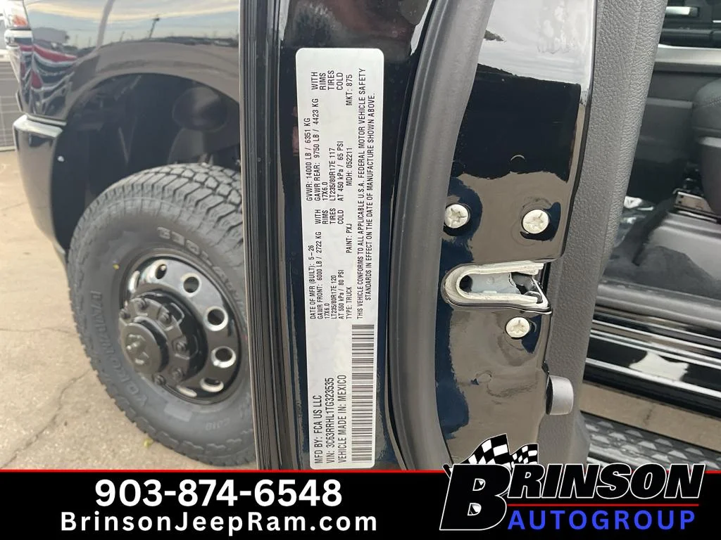 New 2026 Diamond Black Crystal Pearlcoat Ram Lone Star image 19