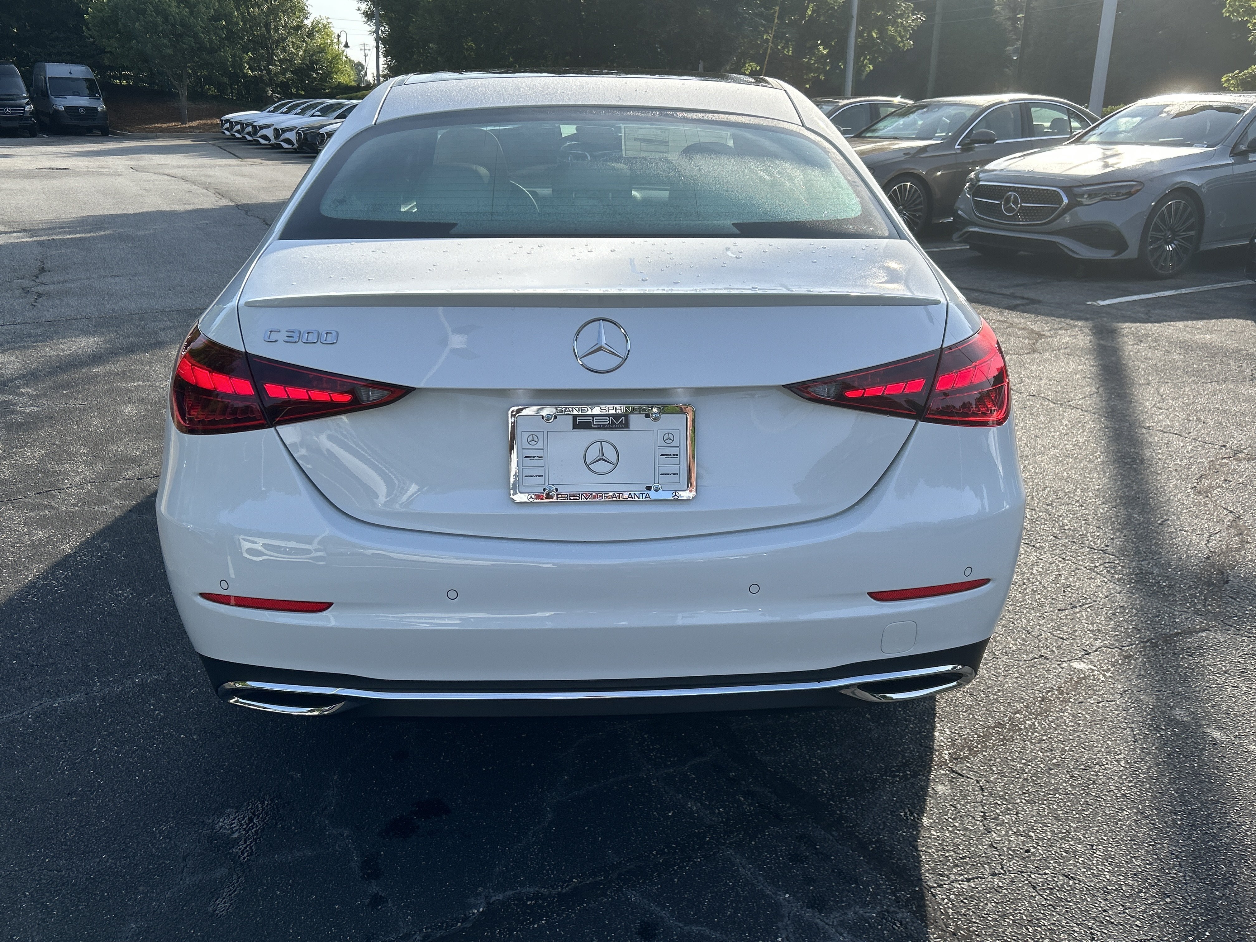 New 2026 MANUFAKTUR Moonlight White Metallic Mercedes-Benz C 300 Sedan image 7