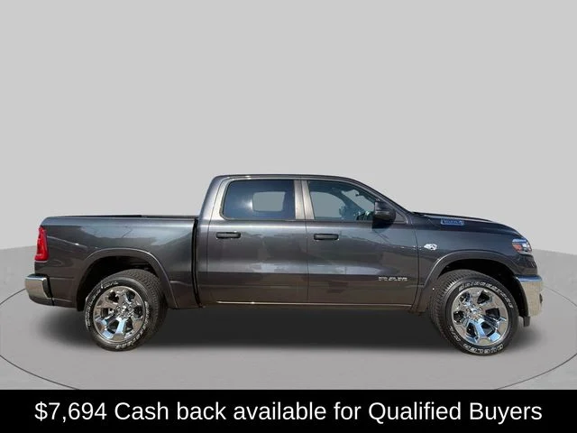 New 2026 Granite Crystal Metallic Clear-Coat Exterior Paint RAM Big Horn/Lone Star image 2
