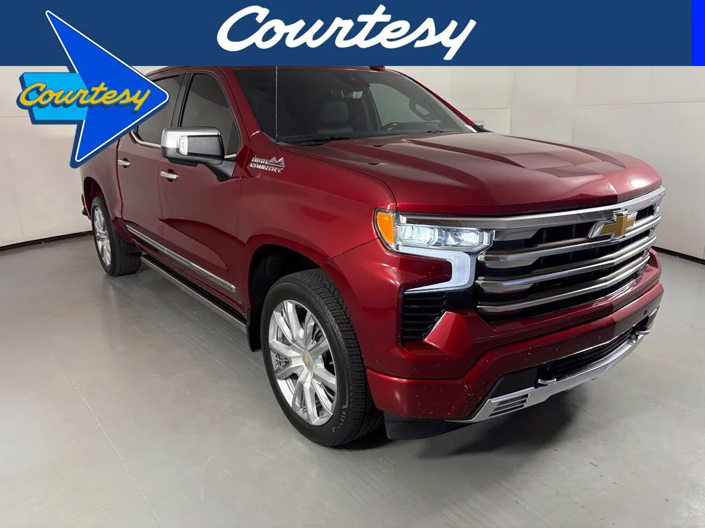 Certified Used 2022 CHERRY RED TINTCOAT Chevrolet High Country image 1