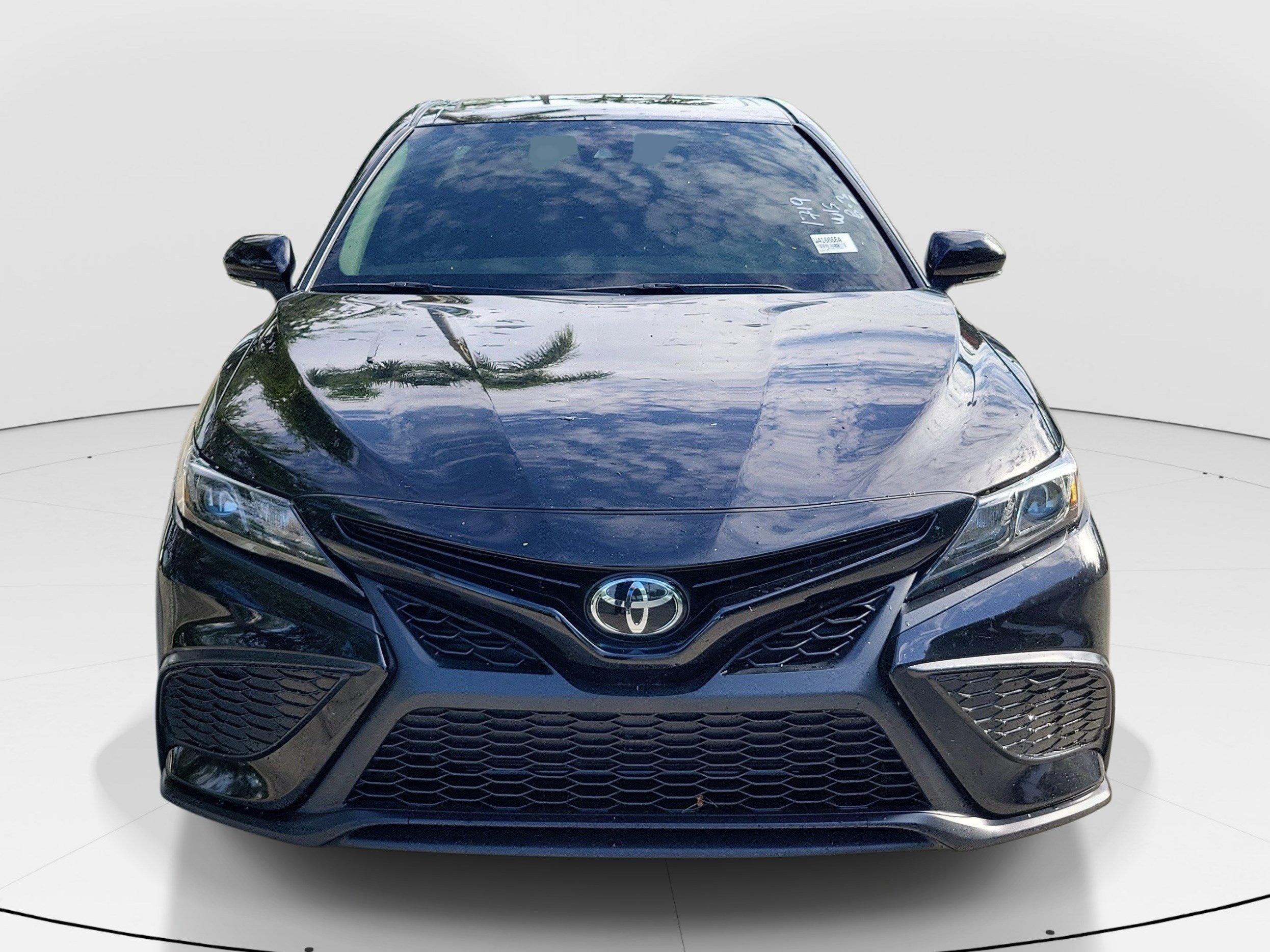 Used 2024 Midnight Black Metallic Toyota SE image 2