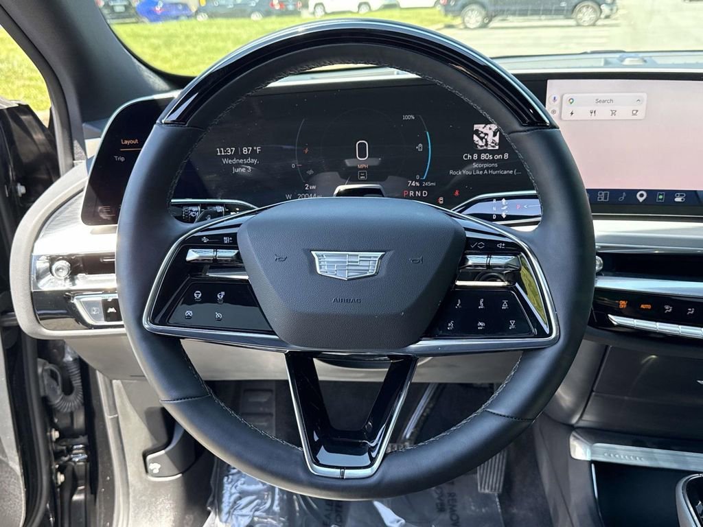 Certified Used 2025 Stellar Black Metallic Cadillac Luxury 3 image 32