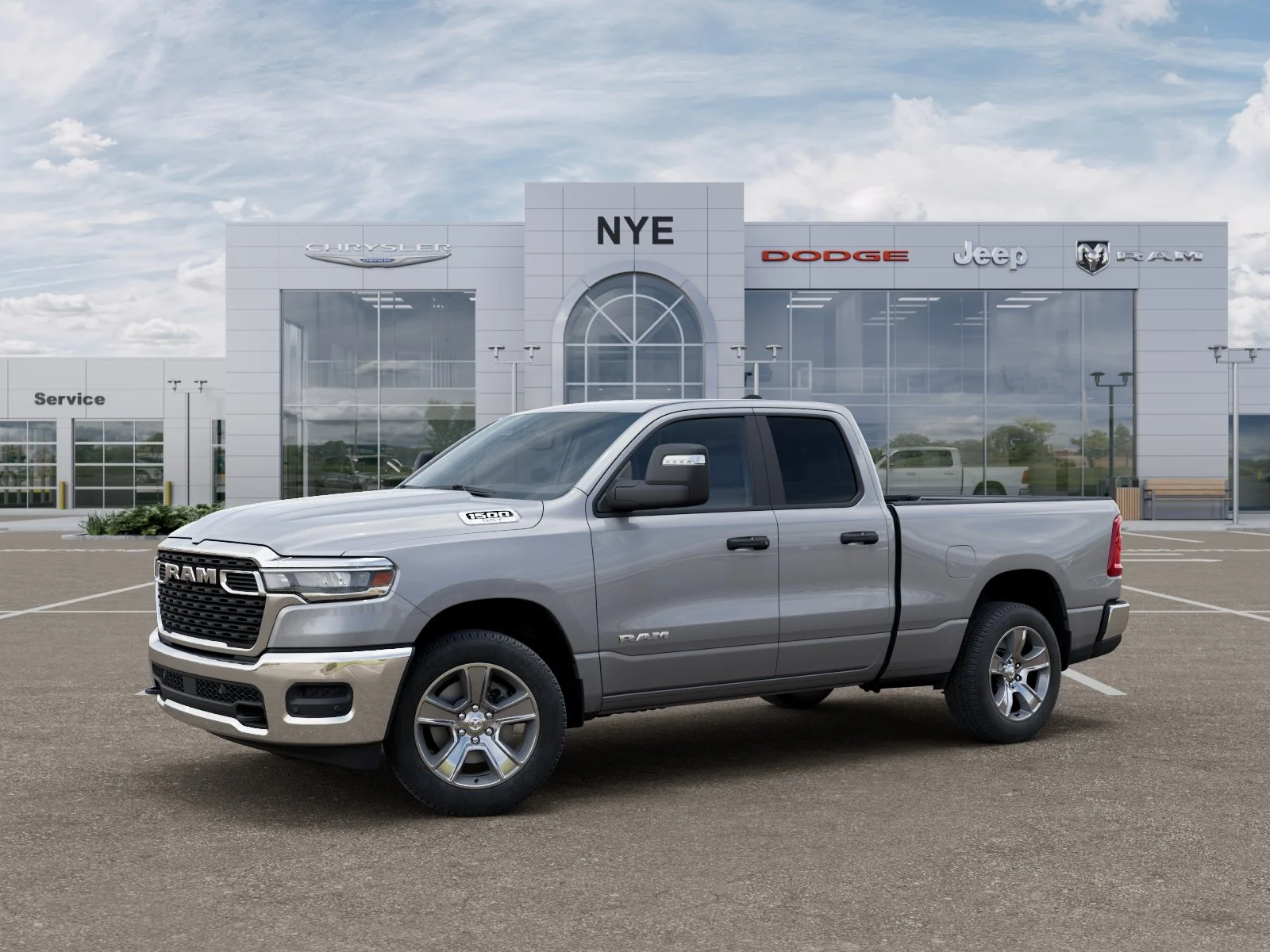 New 2025 Billet Silver Metallic Clear-Coat Exterior Paint RAM Tradesman image 29