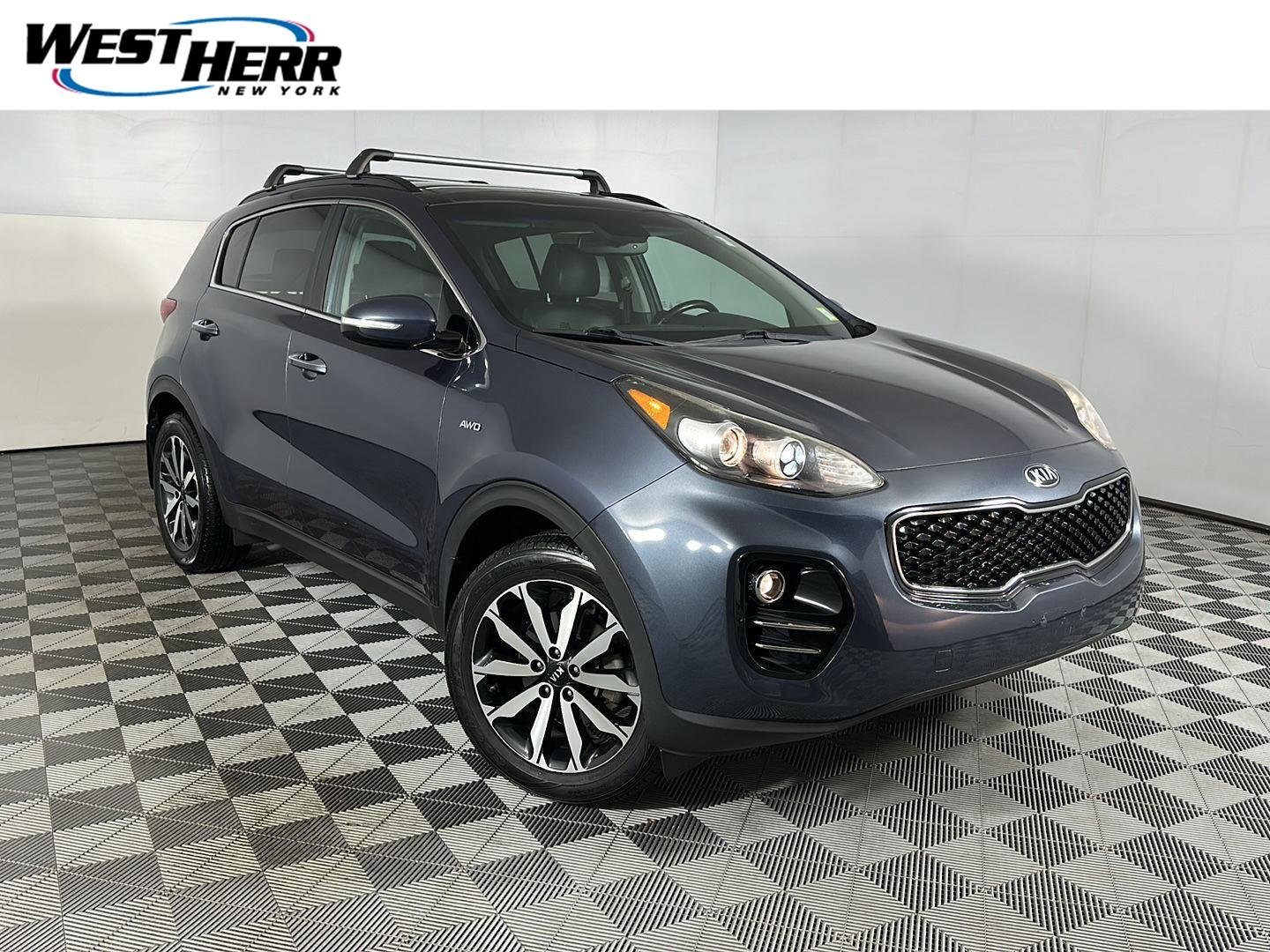 Used 2019 Pacific Blue Kia EX image 1